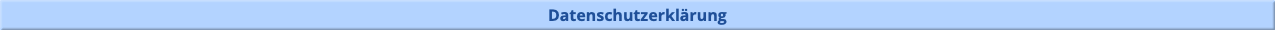 Datenschutzerklärung